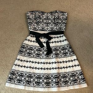 New strapless dress silk/cotton mix sundress.